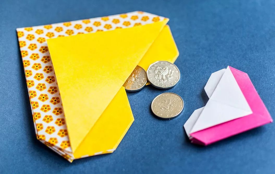Как сделать из оригами кошелек